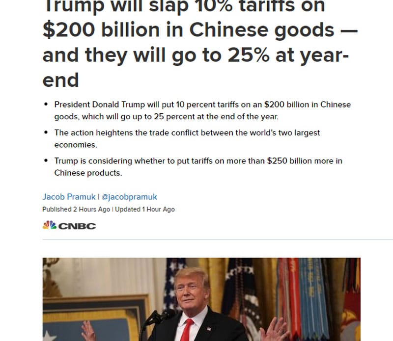Donald Trump nói là làm: Đòn thẳng tay, dìm hàng Trung Quốc Donald Trump nói là làm: Đòn thẳng tay, dìm hàng Trung Quốc
